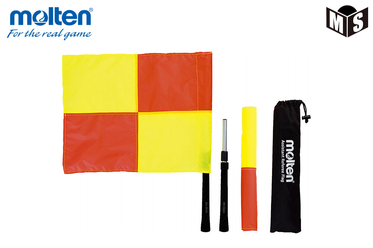 アシスタントレフェリーフラッグモルテン サッカー関連商品2本セット【QF0020】