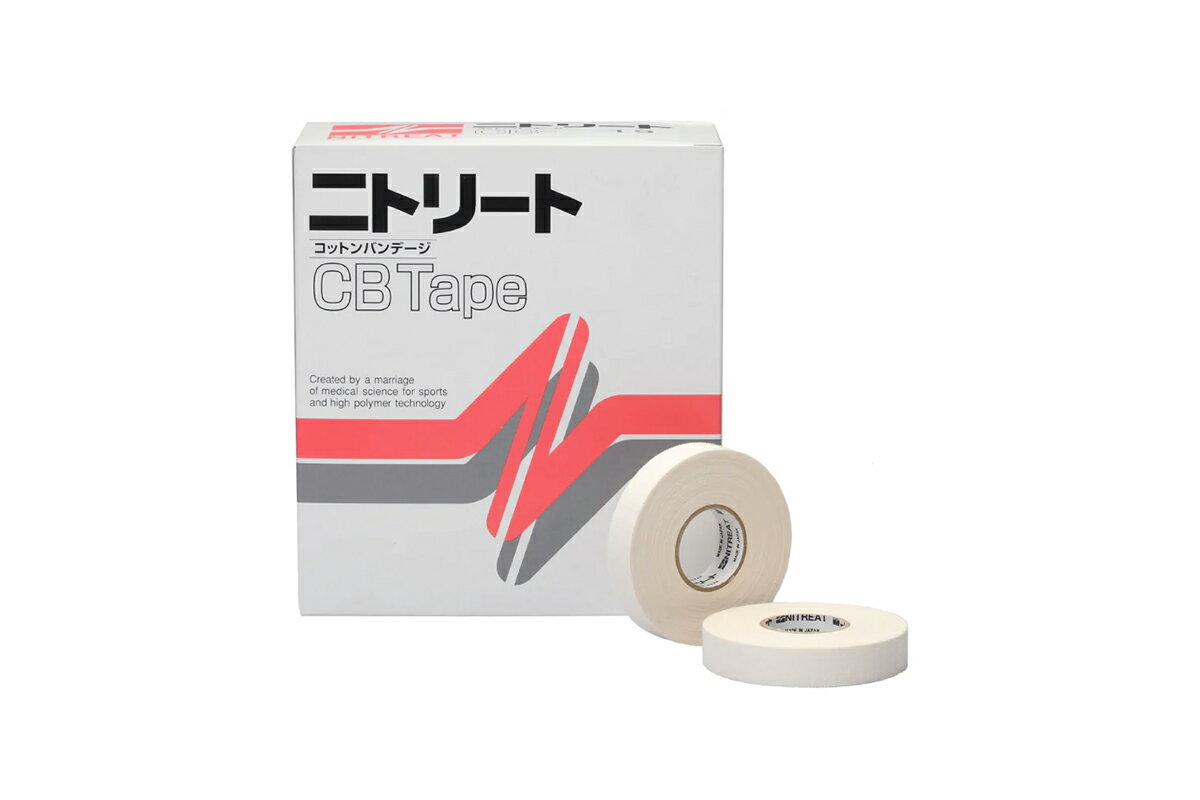 コットンテープ 綿粘着包帯（メッシュタイプ・白色） 24巻入モルテン ヘルスケア【CB-13】