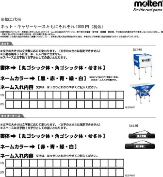 モルテン molten折りたたみ式平型軽量ボールカゴ(背低) ネット・小物収納ネット・支柱・キャリーケース　4点SET バレーボール 体育用【BKCVL】