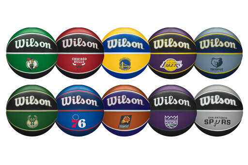 NBA TEAM TRIBUTEバスケットボール7号球 ラバーウィルソン【WTB1300】 NBA TEAM TRIBUTEバスケットボール7号球 ラバーウィルソン【WTB1300】