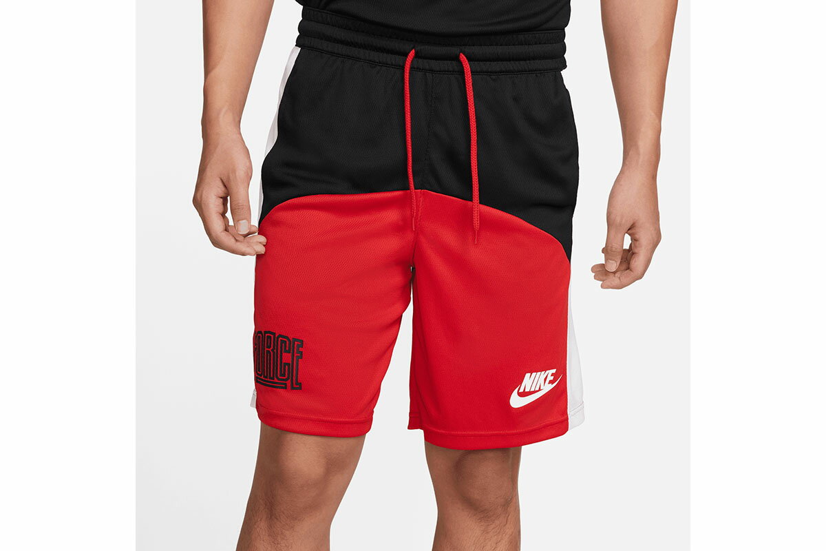 ■ナイキ NIKEバスケ パンツDri-FIT スターティング 5ショーツ（ブラック/ユニバーシティレッド/ホワイト/ホワイト）【DQ5827-011】2022/8/3