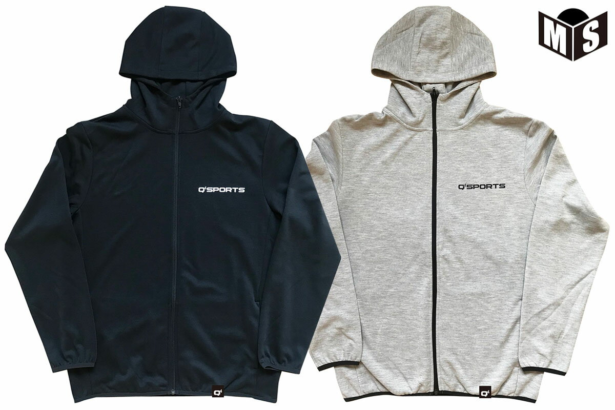 ▲■☆【2色展開】Q4SPORTSバスケ ウェアBOX LOGO フルジップフーディー【Q4-210011】