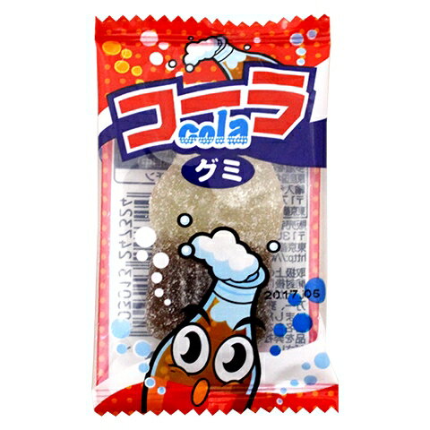 60個　 ジュースボトルの形をしたひとくちサイズの駄菓子グミ。 すっきりさわやかおいしいコーラ味。 見た目もかわいいグミのお菓子です。 商品詳細 商品名 コーラ グミ メーカー名 やおきん 内容量 60個 賞味期限 メーカー製造より約12ヶ月※実際にお届けする商品は、賞味期間は若干短くなりますのでご了承下さい。 原材料 保存方法 直射日光、高温多湿はお避けください。 備考 ・メーカー取り寄せ可能商品となります。 ・大量注文の場合は発送までにお時間を頂く場合があります。業務用やイベント等に必要な場合はお問い合わせください。・数量がご希望に添えない場合がございますのでその際は当店からご連絡させていただきます。 JANコード 4903013247324■メーカー終売・規格変更・パッケージ変更等について ご注文済みの商品がメーカの都合上、終売、生産休止や名称変更・内容量・JAN等々、変更する事があります。また、大変申し訳ございませんが弊社の規格変更などの修正漏れ、メーカー案内漏れなどの場合がございますので予めご了承ください。 商品内容量減量でJANコードを変更しない商品なども多々ございます。誠に申し訳ありませんが、ご了承の上、お買い求めください。 出来る限り、商品説明変更・規格変更等々頑張っていきますので、変更漏れなどの場合は、何卒ご容赦ください。 ※画像はあくまでも参考画像です。 ※昨今の原料値上げ・人件費・資材・電気代等々の値上げなど様々な面で値上がりし、それに伴い製造メーカーさんも値上げせざるを得ない状況になっております。 ■食品商品の賞味期限について メーカー表記の賞味期限に近い商品を発送するように心がけております。 店内の在庫商品を発送する場合に関しても1ヶ月以上期限が残っている商品を発送しております。 特価商品、半生系の物については商品の特性上、期限の残日数が少ない場合がございます。 ★壊れやすいのお菓子 ※一部の壊れやすいお菓子(ポテトチップ、ビスケット、煎餅など)は、配送の際に商品が一部破損（割れる・欠ける等）してしまう場合があります。恐れ入りますがこれら商品の配送による破損を理由とする商品の交換や返品には応じられませんのでご了承下さい。