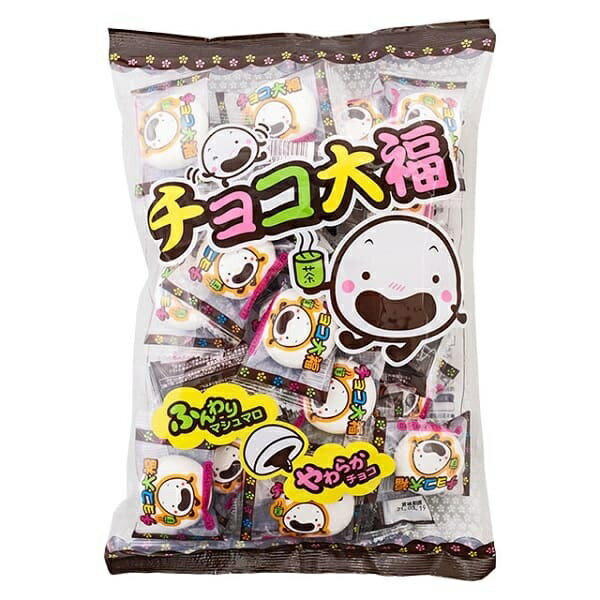【マシュマロ・特価】チョコ大福 148g×1袋 やおきん 【駄菓子】の商品画像