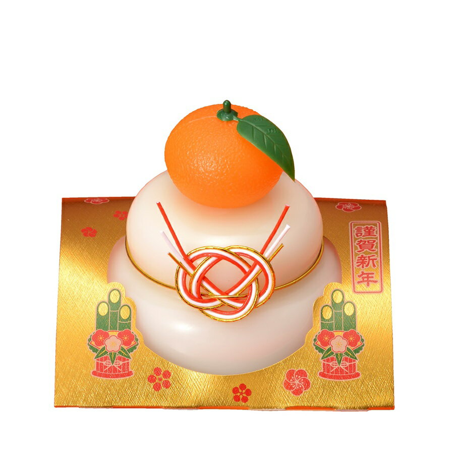 越後製菓 お鏡餅押すだけポン 華やか 160g 橙 （051859） 代引き不可のサムネイル