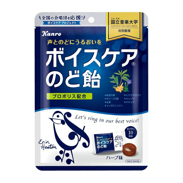 楽天みぞたオンラインストア楽天市場店【卸価格】プロポリス配合　ボイスケアのど飴 70g カンロ（KANRO）【特価】