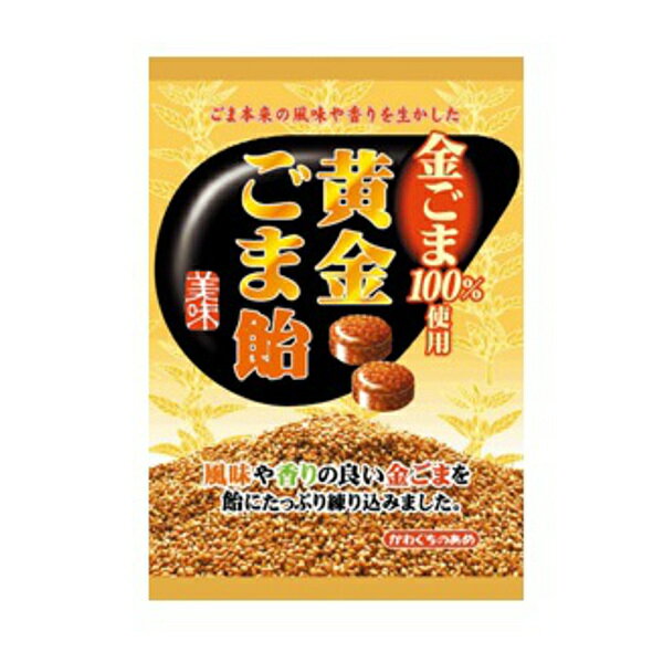 【川口製菓】黄金ごま飴　88g×10袋　金ごま100％使用　あめ　飴