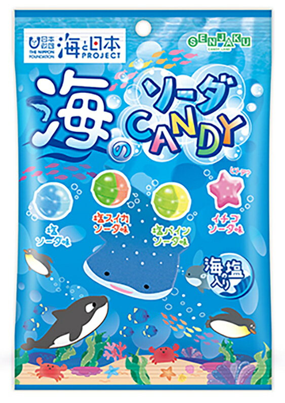 キャンディ 海のソーダCANDY　80g×10袋　飴 アメ あめ　 扇雀飴