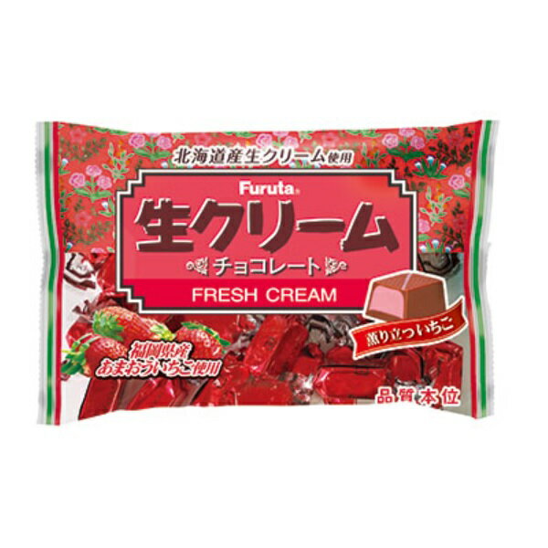 生クリームチョコ 薫り立ついちご　ストロベリー ファミリーパック　フルタ製菓【夏季クール便配送（別途220円～)】