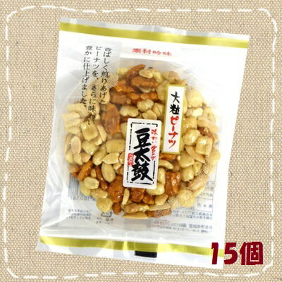 希望小売価格：160円×15個入り1BOX 2400円 香ばしく煎り上げたピーナッツをさらに味わい深く仕上げました。 商品名 大粒ピーナツ　豆太鼓 販売元 日進堂製菓 内容量 1枚（単品） 賞味期限 メーカー製造より約3ヶ月 ※実際にお届けする商品は、賞味期間は若干短くなりますのでご了承下さい。 原材料 ピーナッツ、砂糖、米、水あめ、でん粉、イソマルトオリゴ糖、小麦粉、植物油脂、しょうゆ、食塩、香辛料、レシチン、膨脹剤、調味料（アミノ酸等）、着色料（カラメル、パプリカ、紅麹） 保存方法 直射日光、高温多湿はお避けください。 備考 ・メーカー取り寄せ可能商品となります。 ・大量注文の場合は発送までにお時間を頂く場合があります。業務用やイベント等に必要な場合はお問い合わせください。・数量がご希望に添えない場合がございますのでその際は当店からご連絡させていただきます。 JANコード 4904024100387■メーカー終売等について ご注文済みの商品が終売、名称変更等がメーカの都合上、急遽される場合があります。 その際は、大変申し訳ございませんが同等の商品への変更（シリーズ、味等の変更）もしくはお客様のご希望でキャンセルとなってしまう 場合がございますので予めご了承ください。 ■食品商品の賞味期限について メーカー表記の賞味期限に近い商品を発送するように心がけております。 店内の在庫商品を発送する場合に関しても1ヶ月以上期限が残っている商品を発送しております。 特価商品、半生系の物については商品の特性上、期限の残日数が少ない場合がございます。 ★半生系のお菓子 商品の特性上、元々賞味期限の短い商品がほとんどです。 発送する商品に関しましても他の商品より賞味期限が短くなりますのでご了承ください。 ※商品毎に注意事項が異なります。ご購入の際は備考欄とページ下部説明をご覧になった上でのご購入をお願いいたします。