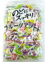 春日井製菓 1kg のどにスッキリ フルーツアソート 約185個前後入×1袋