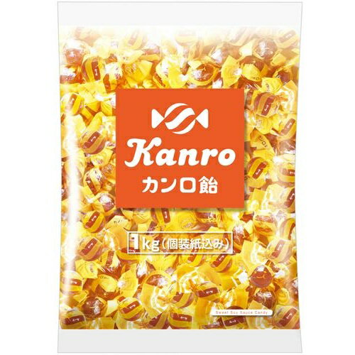 約130粒入り カンロ飴のお徳用サイズです。 日本人には日本人だけが好む味がある… そんな思いから作られた「しょうゆ」のキャンディー。 50年前から変わらない、美味しさそのままの懐かしいキャンディーです。 ※15キロ（15kg）前後まで1個口の送料で発送できます。 商品詳細 商品名 1kg入り「カンロあめ」 メーカー名 カンロ 内容量 1kg（個包装紙込み） 賞味期限 メーカー製造より約12ヶ月 ※実際にお届けする商品は、賞味期間は短くなりますのでご了承下さい。 原材料 砂糖、水飴、しょうゆ、食塩、調味料（アミノ酸）、（原材料の一部に小麦・大豆を含む） 保存方法 直射日光、高温多湿はお避け、28℃以下で保管してください。 備考 ・メーカー取り寄せ可能商品となります。 ・大量注文の場合は発送までにお時間を頂く場合があります。業務用やイベント等に必要な場合はお問い合わせください。・数量がご希望に添えない場合がございますのでその際は当店からご連絡させていただきます。 JANコード 4901351001042■メーカー終売等について ご注文済みの商品が終売、名称変更等がメーカの都合上、急遽される場合があります。 その際は、大変申し訳ございませんが同等の商品への変更（シリーズ、味等の変更）もしくはお客様のご希望でキャンセルとなってしまう 場合がございますので予めご了承ください。 該当する商品をご注文のお客様には個別にご連絡させて頂いております。 大きな変更等が無い場合はそのまま発送させて頂いておりますのでご了承ください。 ■食品商品の賞味期限について メーカー表記の賞味期限に近い商品を発送するように心がけております。 店内の在庫商品を発送する場合に関しても1ヶ月以上期限が残っている商品を発送しております。 特価商品、半生系の物については商品の特性上、期限の残日数が少ない場合がございます。 ★半生系のお菓子 商品の特性上、元々賞味期限の短い商品がほとんどです。 発送する商品に関しましても他の商品より賞味期限が短くなりますのでご了承ください。 ★チョコレート 駄菓子関連のチョコレート製品は4月〜9月位まで製造中止となっております。 この期間の予約・発注は不可となり、在庫のみの発送となっておりますのでご了承ください。 9月〜10月より順次再販となります。 ※チョコレート製品等の夏場（もしくは高温の地域）で溶けやすい商品等はクール便での発送をお勧めいたします。 （別途クール代金がかかります。） ※クール便の指定のない場合は通常便での発送となります。商品が解けていた際等の責任は当店では負いかねますので ご了承ください。