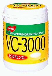 VC-3000 タブレット レモン 150g　ボトルタイプX6個　ノーベル製菓