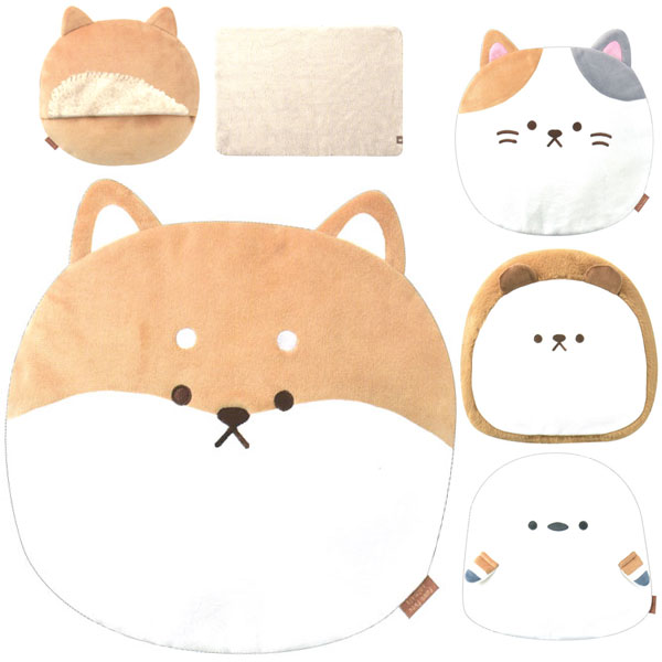 ブランケットinクッション 28x33cm あったか