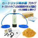 サンエイ化学 カートリッジ純水器 5L プロタイプ ホースセットタイプ LED式導電率計(AC電源式)付き CPDH-5-7772 イオン交換樹脂 5L入り 純...