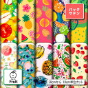 バックサテン 生地 布 フルーツ柄 光沢 高級感 商用利用可 ハンドメイド 手作り 手芸 ドレス パーティバッグ ネクタイ ハロウィン コスプレ 体育祭 文化祭 舞台 発表会の衣装 ぬいぐるみ ドール 洋服 (fruit_3)