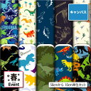 生地 布 入園入学 ポリエステルキャンバス生地 帆布 入園入学 恐竜柄プリント 10柄 10cm単位 (強度が高い) 商用利用可 50cmから ハンドメイド 手作り通園通学バッグ トートバッグ 給食ナフキン ランチマット エプロン カーテンに最適