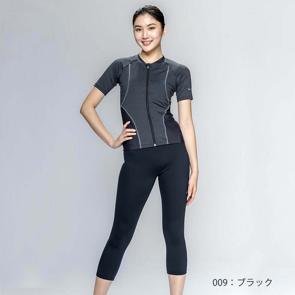 レディース フィットネス水着 袖付きセパレート／フルジップ 女性 NIKE ナイキ 2026年/秋冬新作 NK_NO 2993173
