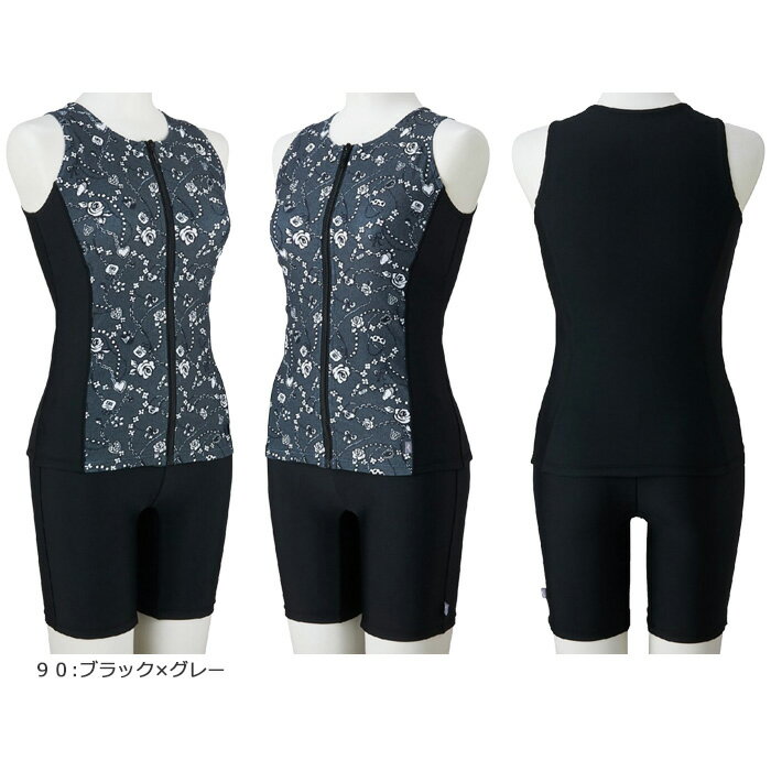 レディース フィットネス水着 セパレート ／フルジップ mizuno ミズノ 2026年/春夏...