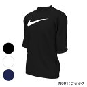 ジュニア水着 男の子 フィットネス水着 半袖ラッシュガード・トップス NIKE ナイキ NESSD828