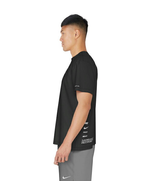 メンズ フィットネス水着 男性 ラッシュガード・トップス・ゆったりシルエット NIKE ナイキ NESSF523 mizugi-10025451 水着屋 サンプル画像2
