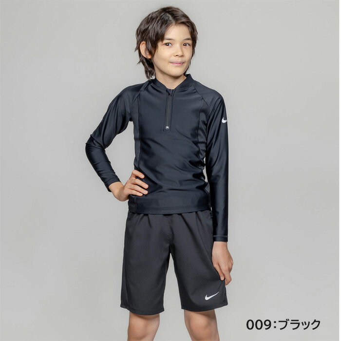 樂天商城 - ジュニア水着 男の子 女の子 スクール水着 セパレーツ 上下セット NIKE ナイキ 2026年/春夏新作 1991129