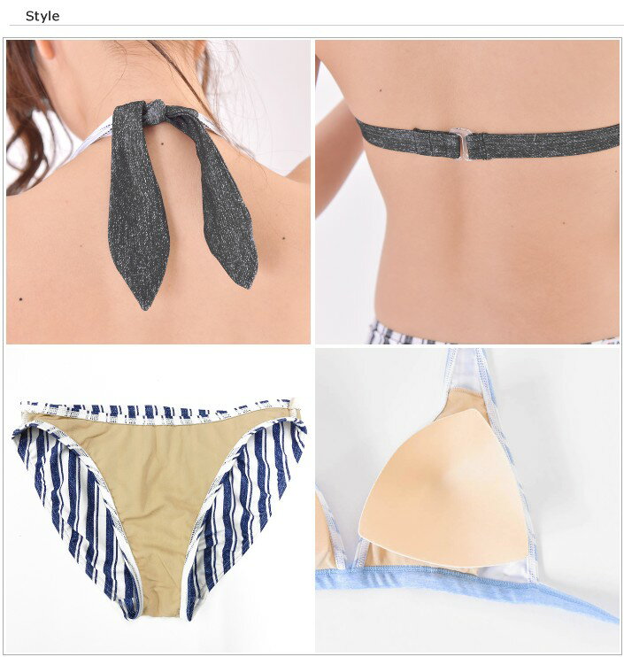 ◆水着レディース人気ブランド【FILAフィラ】体型カバーショートパンツ4点セットビキニ水着ママ水着タンキニ水着大きいサイズセパレートTシャツカバーアップボーダー柄9M11L13L20代30代40代