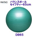 ハタ HATAS バランスボールセイフティー 65cm グリーン DB65 安全性に優れたボディーボール /2025SS(4)
