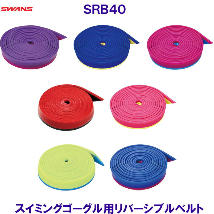 スワンズ SWANS スイミングゴーグル リバーシブルベルト SRB-40 水泳用 /2025SS