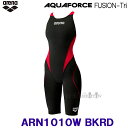 アリーナ arena 競泳水着 レディース Sサイズ ARN1010W ブラック×レッド BKRD アクアフォースフュージョントライ FINA承認 /2025F...