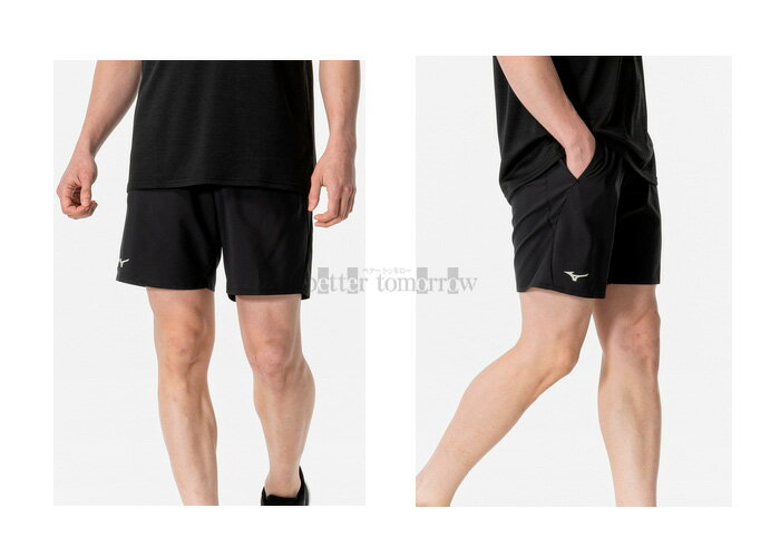 ミズノ MIZUNO ランニングクイックドライパンツ（オーロラ） J2MBA50509 ブラック 速乾 プラクティス /2024SS