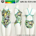 アリーナ 競泳水着 レディース 練習用 Sサイズ AS4FWM12W ブラック×エメラルド BKEM アリーナくん総柄 タフスーツ 練習用水着 /値下げしました...
