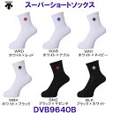 デサント DESCENTE スーパーショートソックス DVB9640B /2025FW