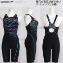 スピード speedo フィットネス水着 レディース Mサイズ SFW12564 マルチ MT グラデーション ルースン オールインワン/2025FW