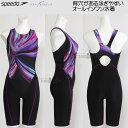 スピード speedo フィットネス水着 レディース Mサイズ SFW12502 ピンク PN オブシディアン ルースン オールインワン/2025SS(4)