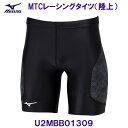 ミズノ MIZUNO【2024SS】 MTCレーシングタイツ (ハーフ) U2MBB01309 ブラック 陸上競技