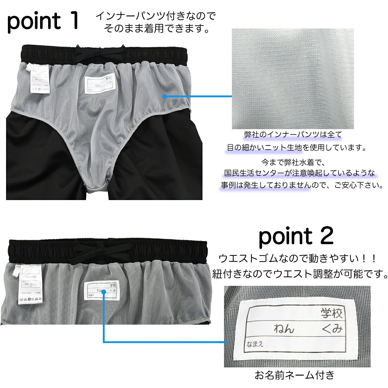 スクール水着 サーフパンツ 男の子 普通サイズ...の紹介画像2