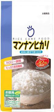 大塚食品　マンナンヒカリ スティックタイプ525g(75g*7袋入)【マンナンヒカリ】[ダイエット食品] 【送料無料のお米と一緒だと送料なしでOK】