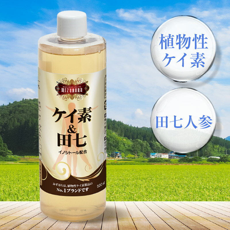 ケイ素 原液 ケイ素 サプリ濃縮液 珪素 植物性ケイ素 水溶性ケイ素 シリカ 田七人参 イノシトール ケイ素水 シリカ水 犬 猫 アルミニウム 日本製 安全 安心 デトックス 米 もみ殻 松果体 みずほら ケイ素田七500ml * 1本のサムネイル