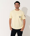 抗菌防臭 英国モチーフ胸ポケ付Tee【Henry Cotton 039 s(ヘンリーコットンズ)】 カジュアル 30代 40代 50代 新作 シンプル ブランド M L イエロー グリーン サックス 22ss 大人のTシャツ