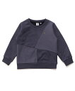 公式 Rakuten Fashion THE SALE 50%OFF アーノルドパーマー スウェード裏フリース異素材ドッキングプルオーバー キッズ ブラック グ...