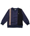 公式 Rakuten Fashion THE SALE 50%OFF アーノルドパーマー カットスウェードブロッキングプルオーバー キッズ ブラック ネイビー ...