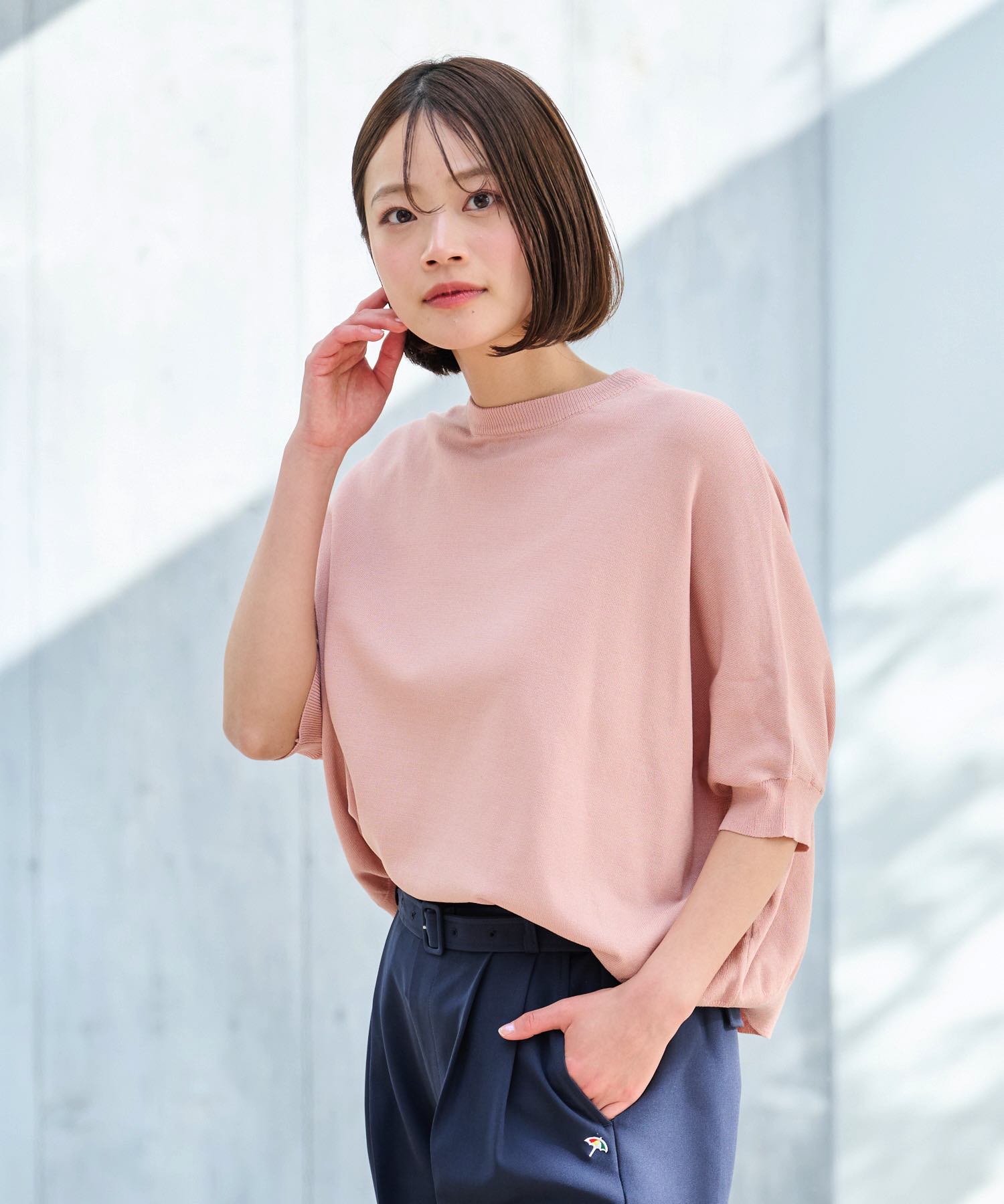 【即日発送】　 ピンク ロゴ入り ニットセーター ロゴ入りニットセーター｜ピンクハウスオフィシャルオンラインストア