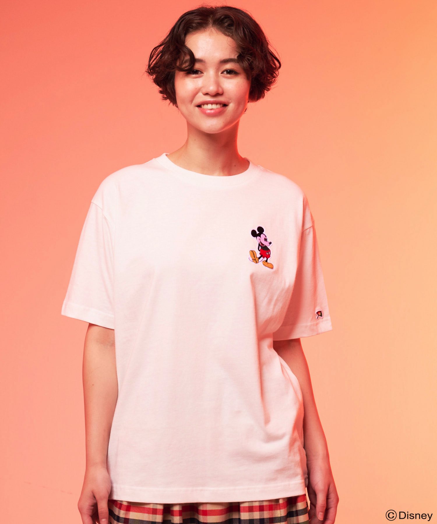 Mickey/Arnold Palmer/シェア ワッペンTシャツ
