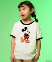 Mickey/Arnold Palmer/フロッキーTシャツ【キッズ】