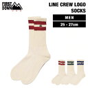 【公式】 ファーストダウン USA ライン クルーロゴソックス | LINE CREW LOGO SOCKS メンズ 25ss SPRING(4)