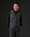 【公式】 ウォッシャブルニットジレ HIROKO KOSHINO ベスト メンズ