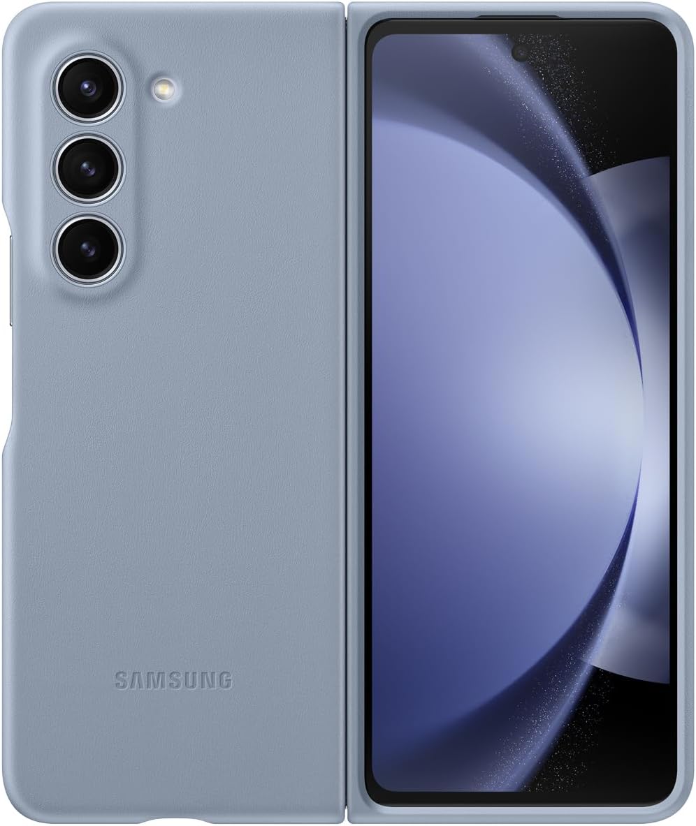 GALAXY　サムスン純正ケース Galaxy Z Fold5 Eco-Leather Case(Icy Blue) アイシーブルー　EF-VF946PLEGJP