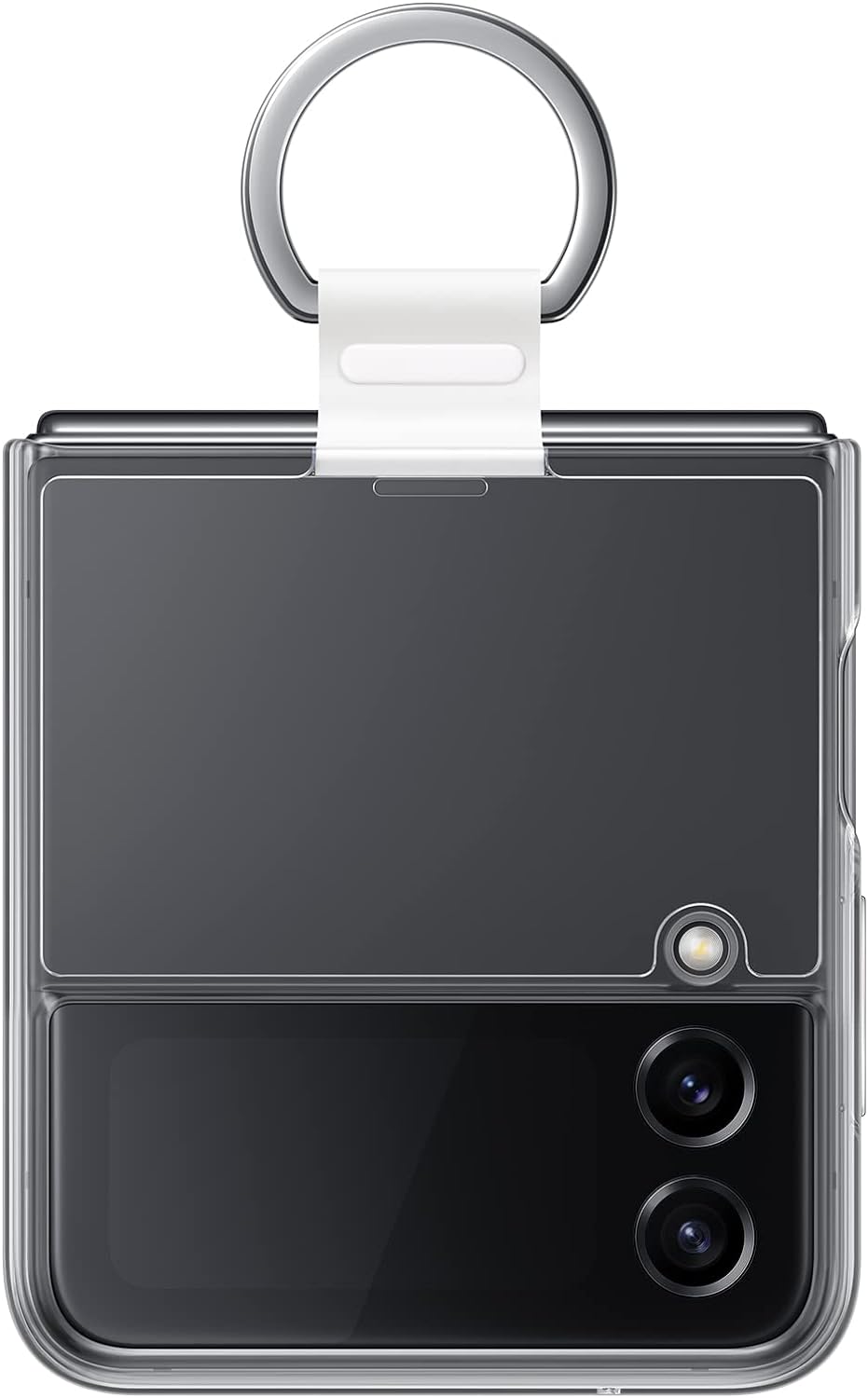 Galaxy Z Flip4 Clear Cover with Ring｜クリア｜スマホケース｜Samsung純正 国内正規品｜ EF-OF721CTEGJP