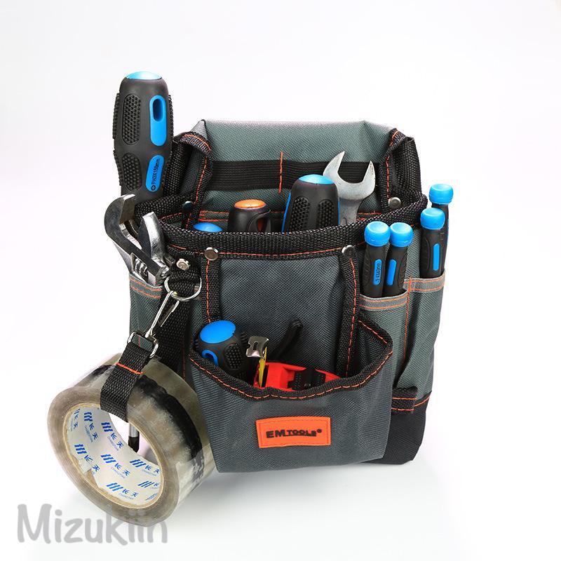 電工腰袋 電工袋 ツールバッグ 工具ポーチ 腰袋 軽量 多機能 作業用 電工 ドライバ...